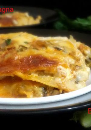 A picture of Chicken Lasagne.