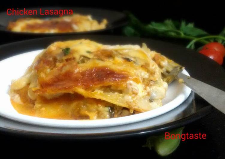 Easiest Way to Prepare Homemade Chicken Lasagne