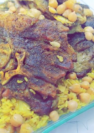 صورة لوصفة قدره لحم ❤️