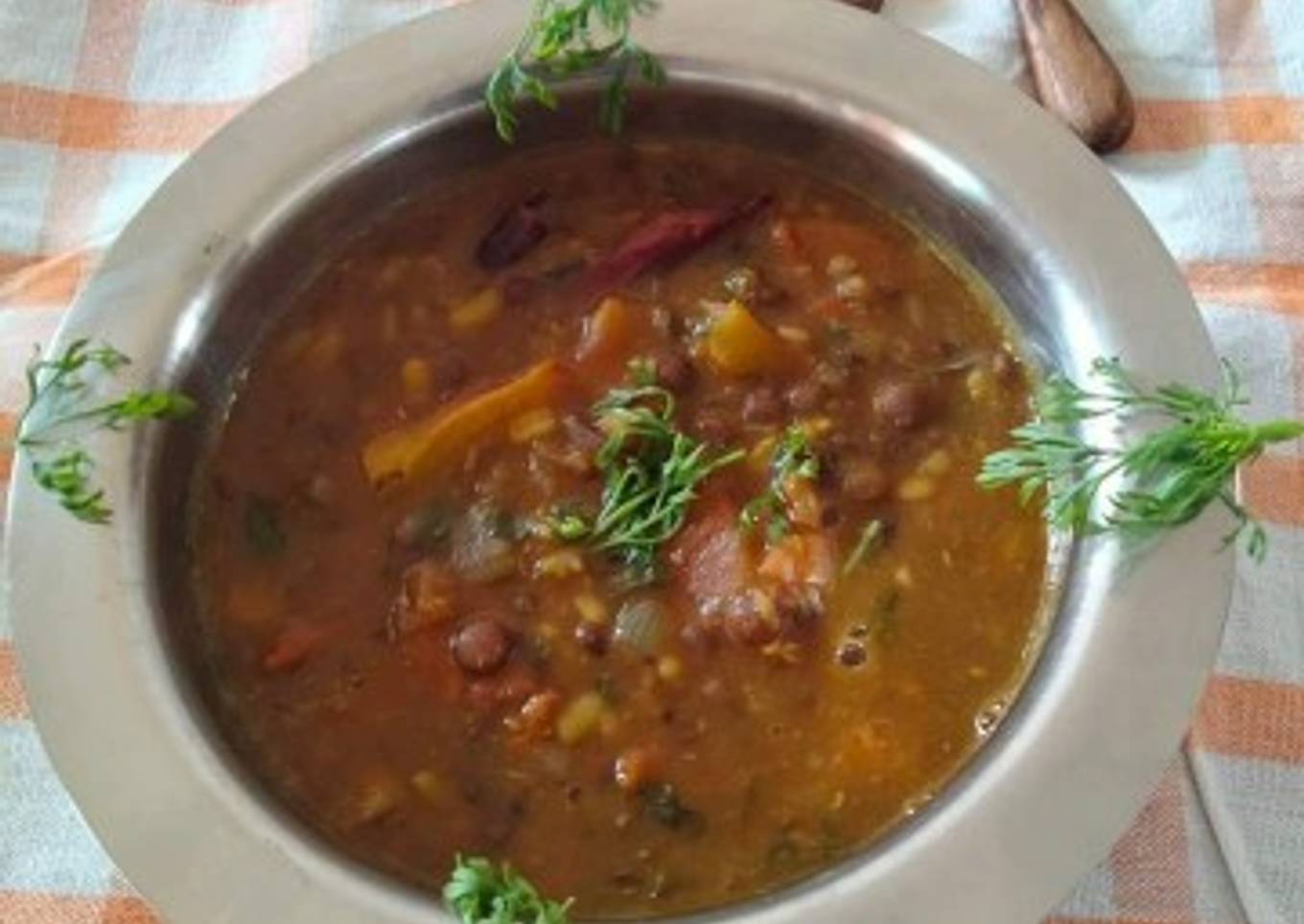 Methi masoor dal
