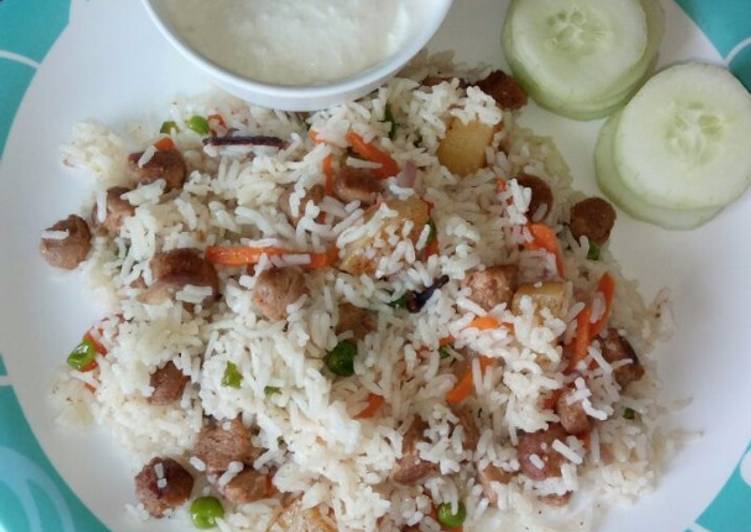 How to Prepare Award-winning Soy Chunka Pulao