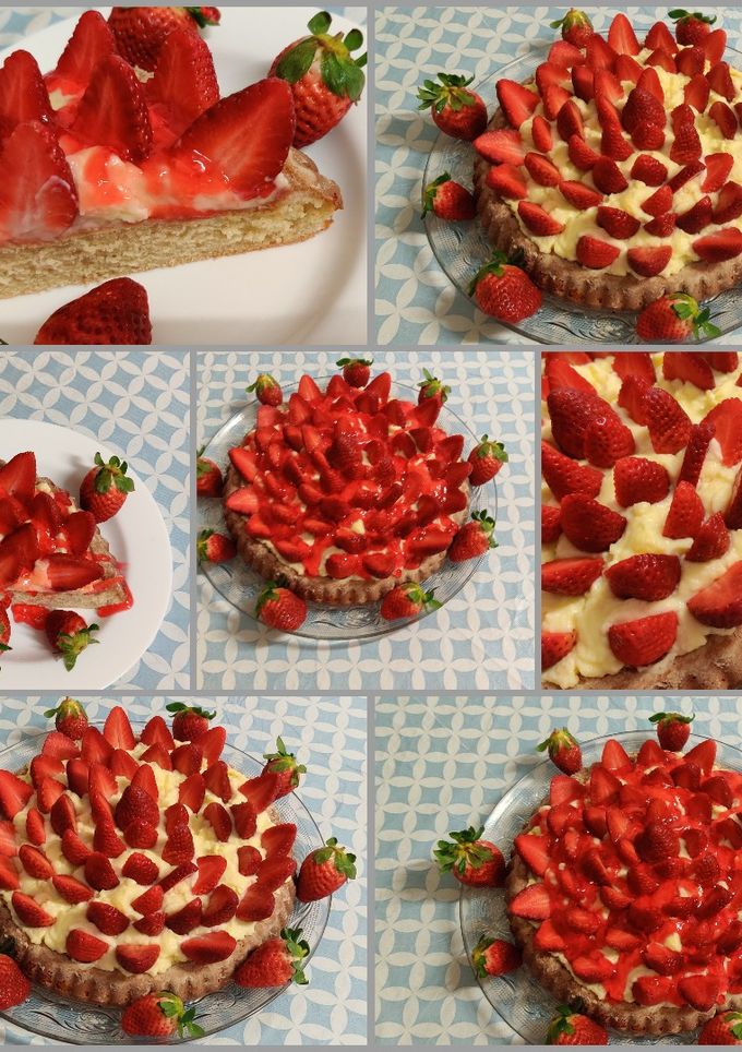 صورة لوصفة تارت الفراولة 🍓🥧