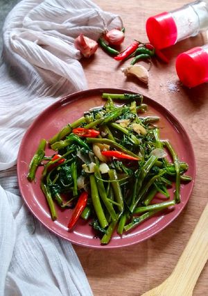 Gambar Kangkung Goreng Belacan