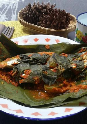 Foto resep Pepes ikan kembung #pr_masakanbungkusdaun