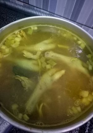 Foto resep Soto ayam dan ceker bumbu instan