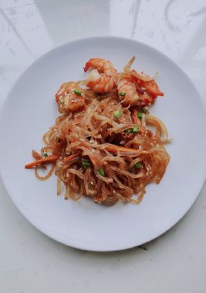 Foto resep Mie diet / shirataki goreng / mie nol kalori