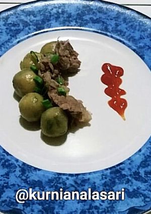 Foto resep BCB (Bukan Cilok Biasa)😂 isi daging