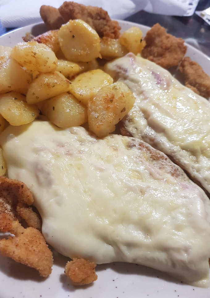 Una foto de Pollo a la milanesa