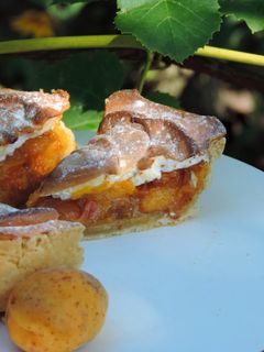 Фото Абрикосовий пиріг з зефіром.