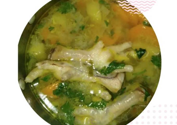 Cara Praktis Menyiapkan Sayur Sop Ceker Uma Anti Gagal