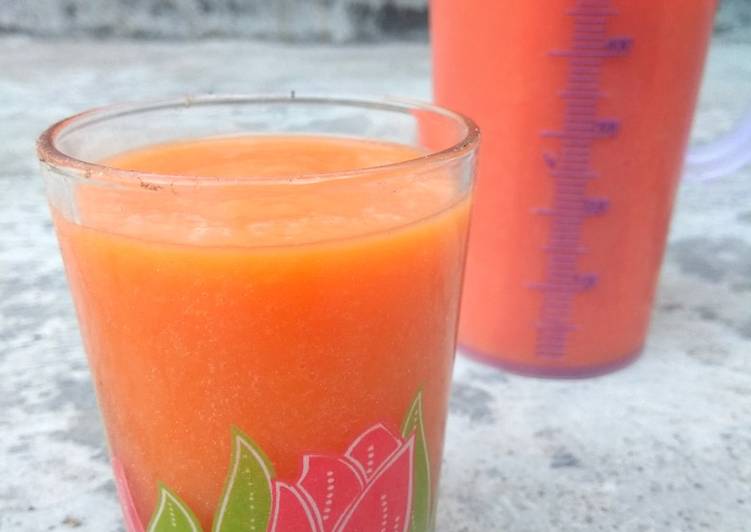 Resep Jus pepaya susu Anti Gagal