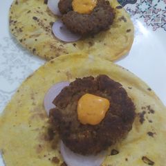A picture of Rajma galoti kebab.