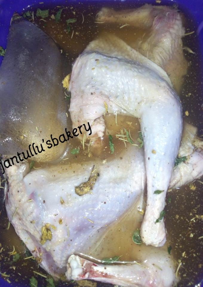 A picture of How to Brine a chicken.