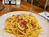 Espagueti carbonara tradicional