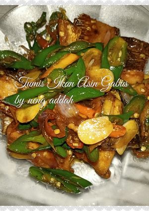 Foto resep Tumis ikan asin gabus