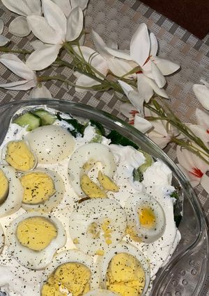 صورة لوصفة اطيب طريقة لأكل البيض المسلوق