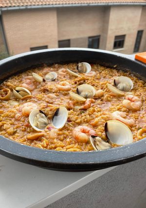 Una foto de Arroz marinero
