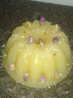 عکسی از دستور دسر نشاسته ای