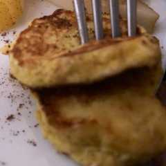 Una foto de Pancakes de avena y coco