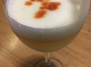 Una foto de Pisco sour