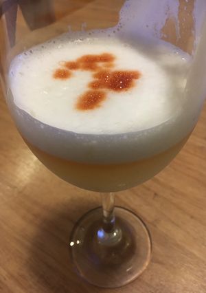 Una foto de Pisco sour