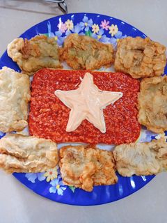 Hình của món Cà tím chiên giòn.
