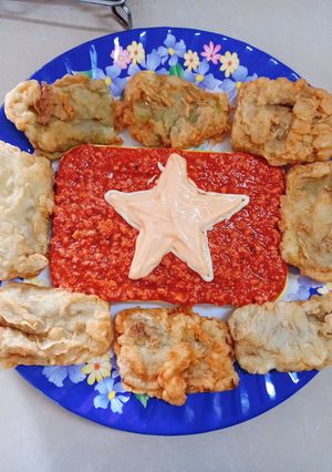 Hình của món Cà tím chiên giòn.