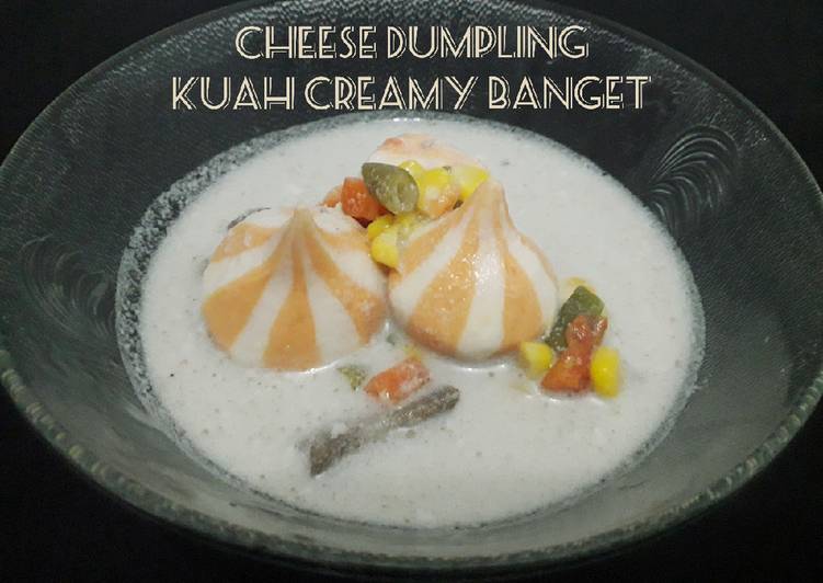 Cheese dumpling kuah creamy banget