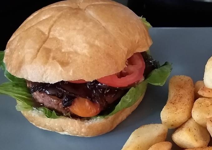 Simple Way to Make Homemade Vegetarian Classic Burger