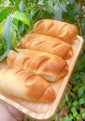 Hình của món Bánh mì Việt Nam bằng nồi chiên không dầu.