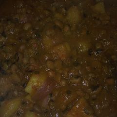 A picture of Beans and potato porridge.