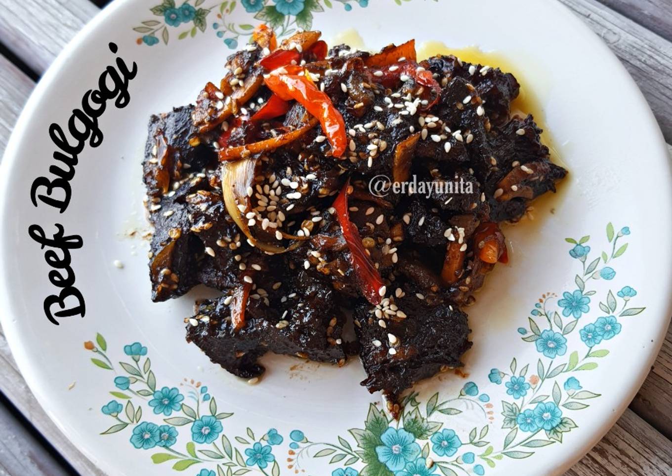 Beef bulgogi