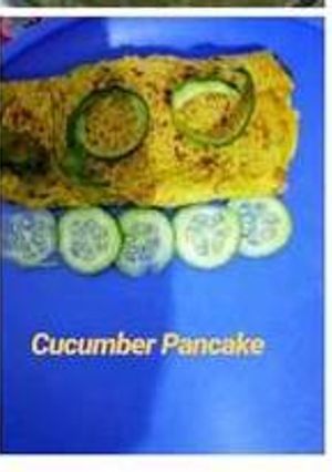 A picture of Cucumber Pancakes.