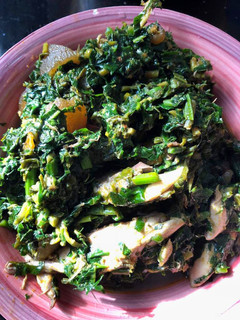 A picture of Vegetable soup.