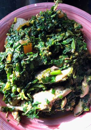 A picture of Vegetable soup.