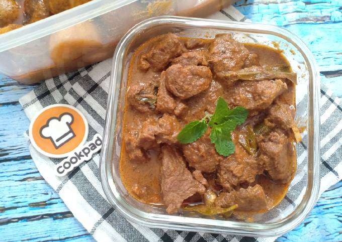 Standar Resep mudah bikin Rendang Sengkel yang nagih banget