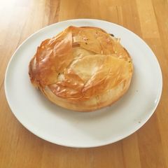 Spinach, Tofu and Filo Pie (Vegan!) A picture of Spinach, Tofu and Filo Pie (Vegan!).