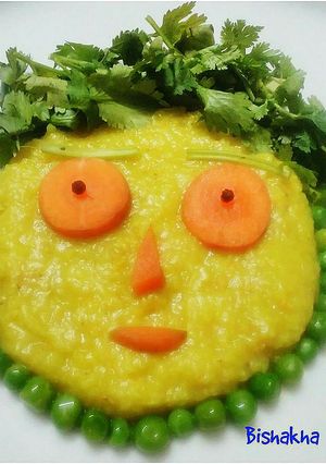 A picture of Oats Moong dal Khichdi Man.