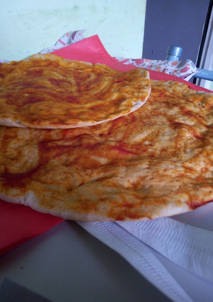 Una foto de Pizza casera en 40 minutos riquísima
