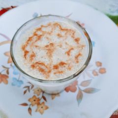 Delicious tasty custard powder and coffee A picture of Delicious tasty custard powder and coffee.
