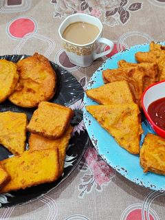 ब्रेड पकौड़ा इन डिफरेंट शेप रेसिपी मुख्य फोटो