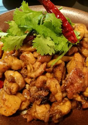 รูปของ ไก่ผัดขิงหม่าล่า