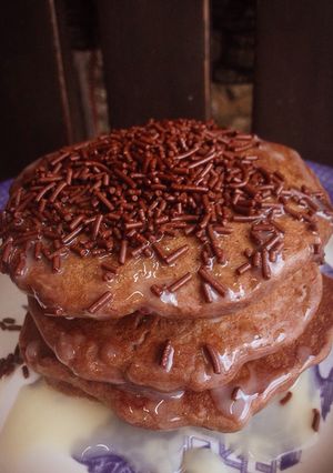 Foto resep Butter milk fluffy pancake chocolate must try!