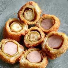 รูปของ Roti Gulung Sosis Nuget