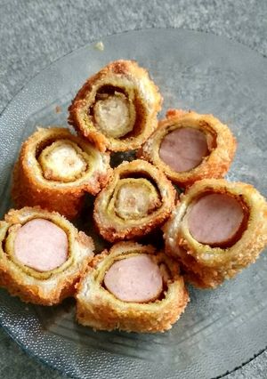Foto resep Roti Gulung Sosis Nuget