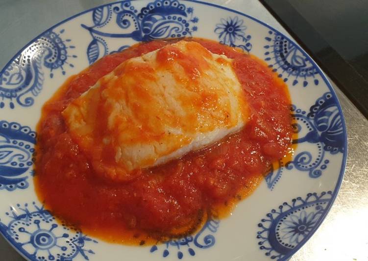 Bacalao en salsa de tomate de Ana