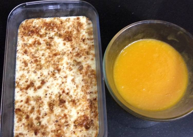Steps to Prepare Any-night-of-the-week Caramelised nuts pudding