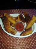 Palitos de yucas fritas y crocantes