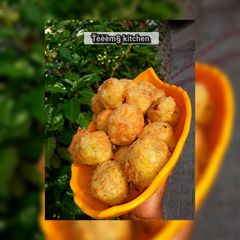 Yam balls A picture of Yam balls.
