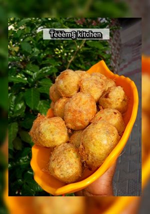 A picture of Yam balls.